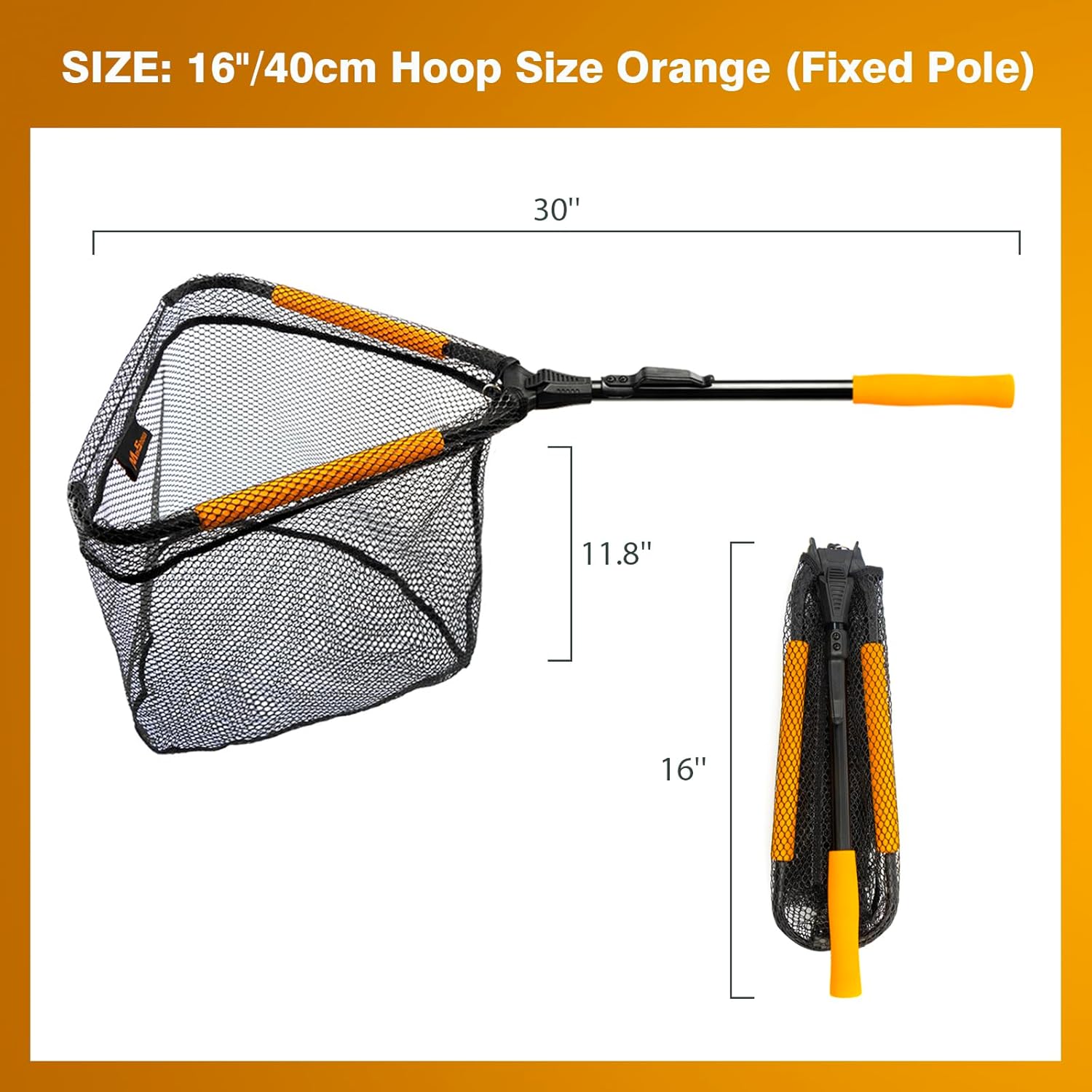 Floating Fishing Landing Net - Foldable for Freshwater or Saltwater - Folding and Fly Fishing - Image 5